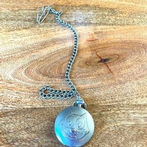 Felix The Cat pocket watch Silver colored chrome